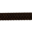 1m Lederband, 12x6mm, Braun