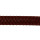 1m leather rope, 12x6mm, red