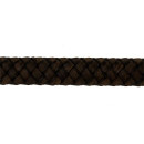 1m Lederband, 10x5mm, Braun
