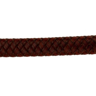 1m leather rope, 10x5mm, red