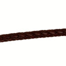 5m leather rope, 6mm, red