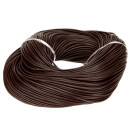 90m leather rope, 2mm, brown