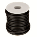 Rubber rope, 9m roll, 5mm, black