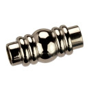 magnetic clasp stainless steel, for 4mm, silver