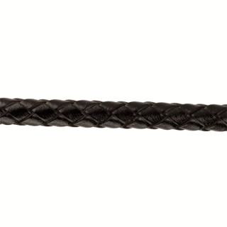 1m leather rope, 8mm, black