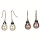 earrings mother of pearl, drops, mix