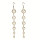 earrings mother-of-pearl, pearls, cream