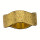 Trendiger Edelstahlring Sand, KC Gold