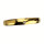 Dezenter Edelstahlring mit Stein, KC Gold