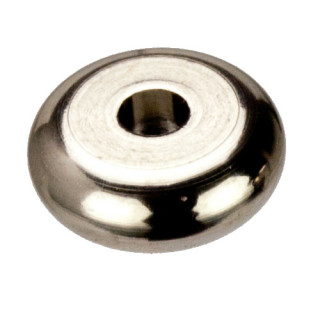 50 Button-Zwischenteile Edelstahl, 7,9x2,8mm