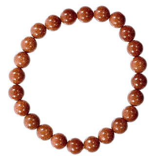 Armband Kugel Goldfluss, 8mm - nur noch 6 Stück!