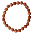 Armband Kugel Goldfluss, 8mm - nur noch 6 Stück!