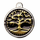 10 Pendants/Charms stainless steel, 18mm