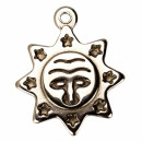 10 Anhänger/Charms Stern, Edelstahl