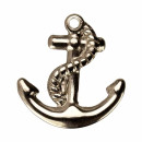 10 Pendants/Charms Anchor, stainless steel