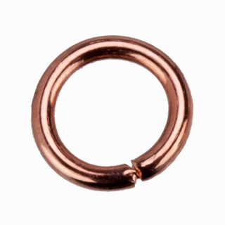 500g Binderinge, 6x0,9mm, Rosegold