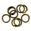 500g O-rings, 4,5x0,7mm, antique green - only 2 packages...
