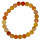 Bracelet net agate, red matt, 8mm