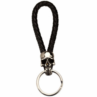 key ring stainless steel, skull