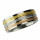 stainless steel ring sand, silver-gold-bronze