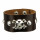 Leather bracelet, Dark brown