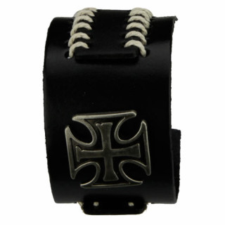 Lederarmband, Schwarz