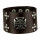 Leather bracelet, Dark brown