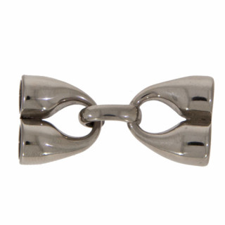 hook clasp, 30mm, stainless steel
