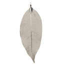 Pendant leaf medium, nature/copper, light silver