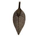 Pendant leaf small, natural/copper, anthracite