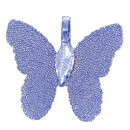 Anhänger Blatt Natur, Schmetterling, Blau
