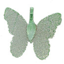Pendant leaf nature, butterfly, green