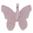 Anhänger Blatt Natur, Schmetterling, Rosa