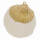Anhänger Muschel, Creme-Gold