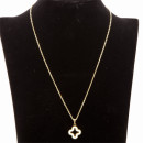Anchor necklace stainless steel, 50cm, 3,4mm