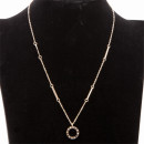 Trendige Halskette Edelstahl, Rosegold