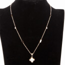 Trendige Halskette Edelstahl, Rosegold