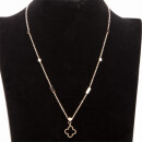 Trendy necklace stainless steel, rose gold