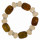 Bracelet agate, 13mm, nature