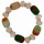 Armband Achat, 13mm, Grün-Rot