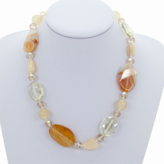 natural stone chain, 48cm
