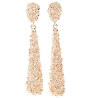 Fashionable earrings pendant, rose gold