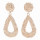 Modische Ohrringe, Rosegold