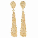 Fashionable earrings pendant, gold