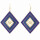 Set earrings, different colours