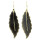 Set earrings, different colours