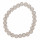 Glass bracelet, 8mm, light brown