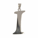 Stainless steel pendant letter I
