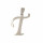 Stainless steel pendant letter T