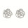 Stainless steel earrings, Silver